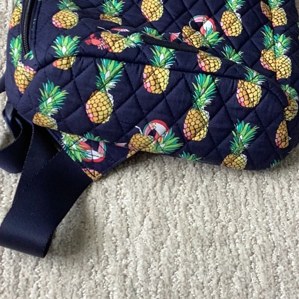 Vera Bradley Quilted Sling Backpack and RFID Wristlet Wallet in Toucan Party